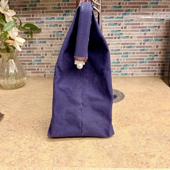 Line of Trade Weekender blue canvas bag - Picture 5 of 8